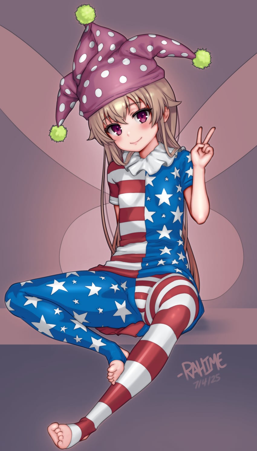 clownpiece (touhou) drawn by rahime