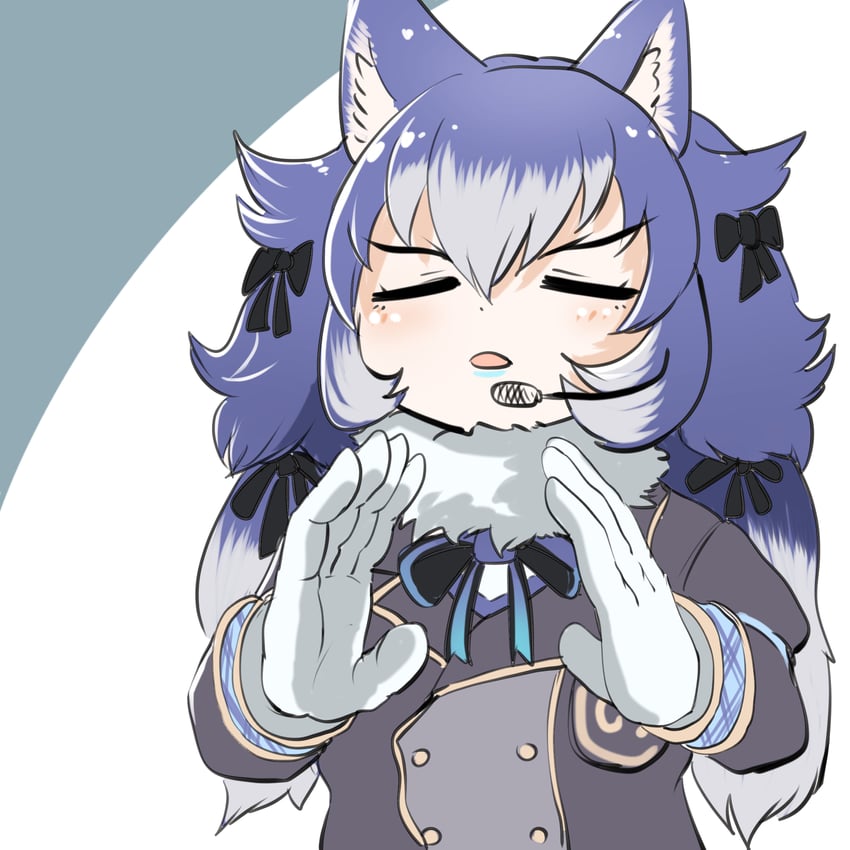dire wolf (kemono friends and 1 more) drawn by mcgunngu
