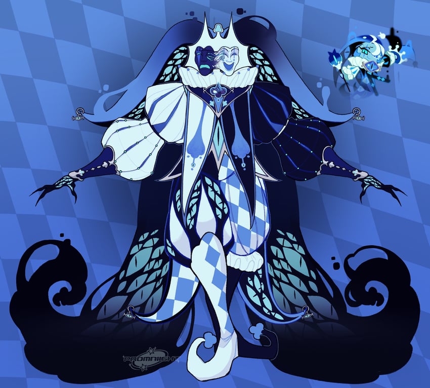 shadow milk cookie (cookie run and 1 more) drawn by promflop