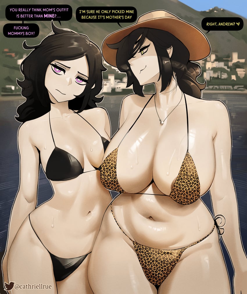 ashley graves and renee graves (the coffin of andy and leyley) drawn by cathriell