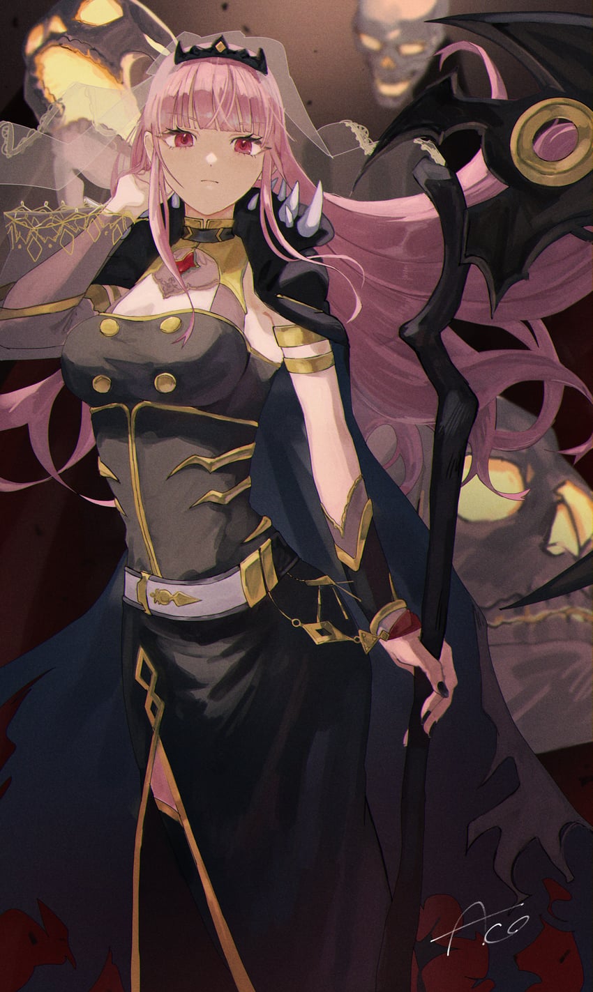 mori calliope (hololive and 1 more) drawn by ako_(hoshiya_830)