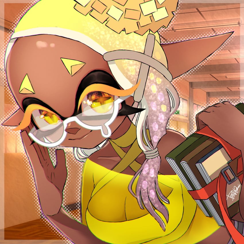 frye (splatoon and 1 more) drawn by isamu-ki_(yuuki)