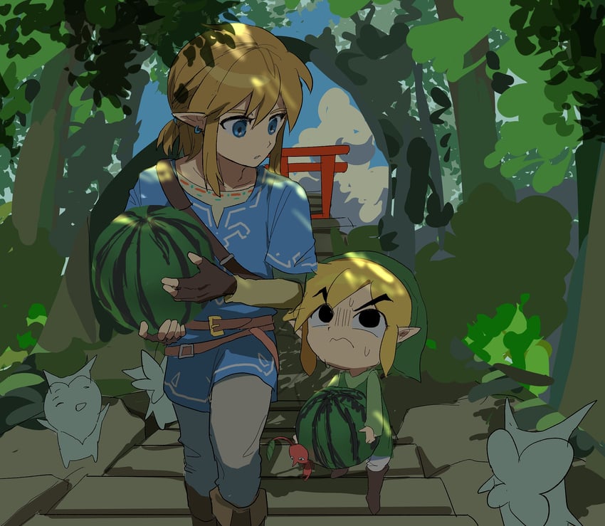 link (the legend of zelda and 1 more) drawn by nt_26