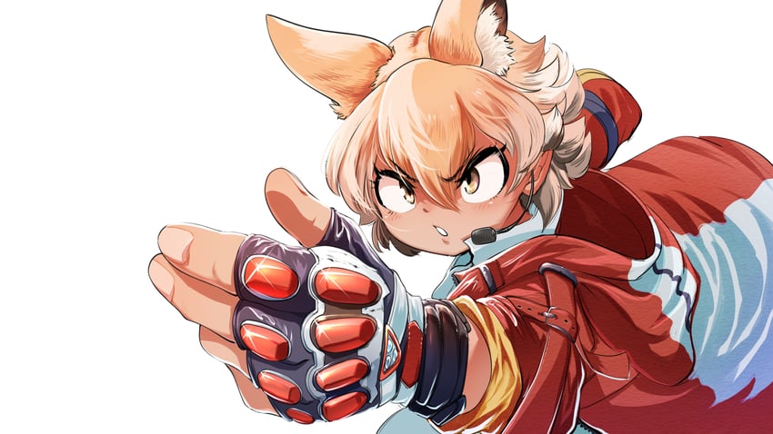 coyote and leo kliesen (kemono friends and 2 more) drawn by mcgunngu