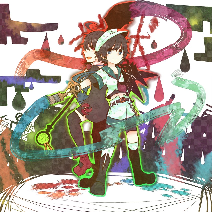 houjuu nue and murasa minamitsu (touhou) drawn by itomugi-kun