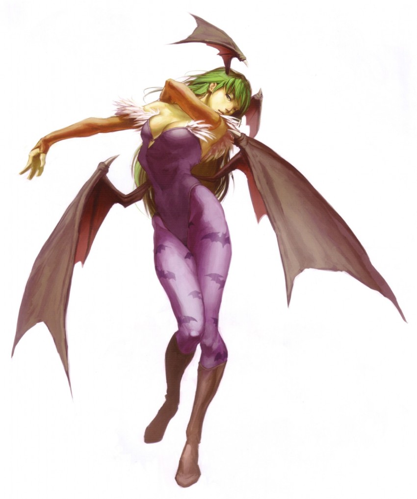 morrigan aensland (darkstalkers) drawn by christine_choi and udon_entertainment