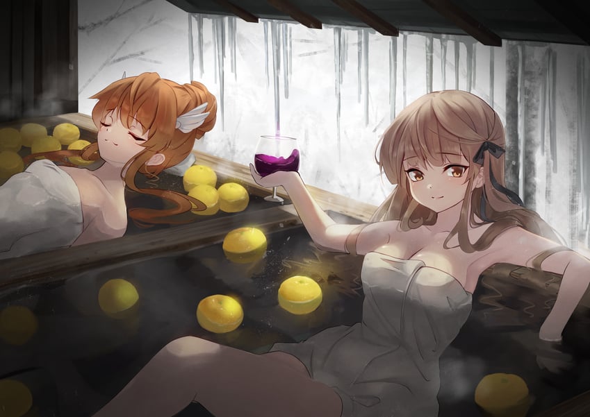 senri akane and ootori chihaya (rewrite) drawn by tagame_(tagamecat)
