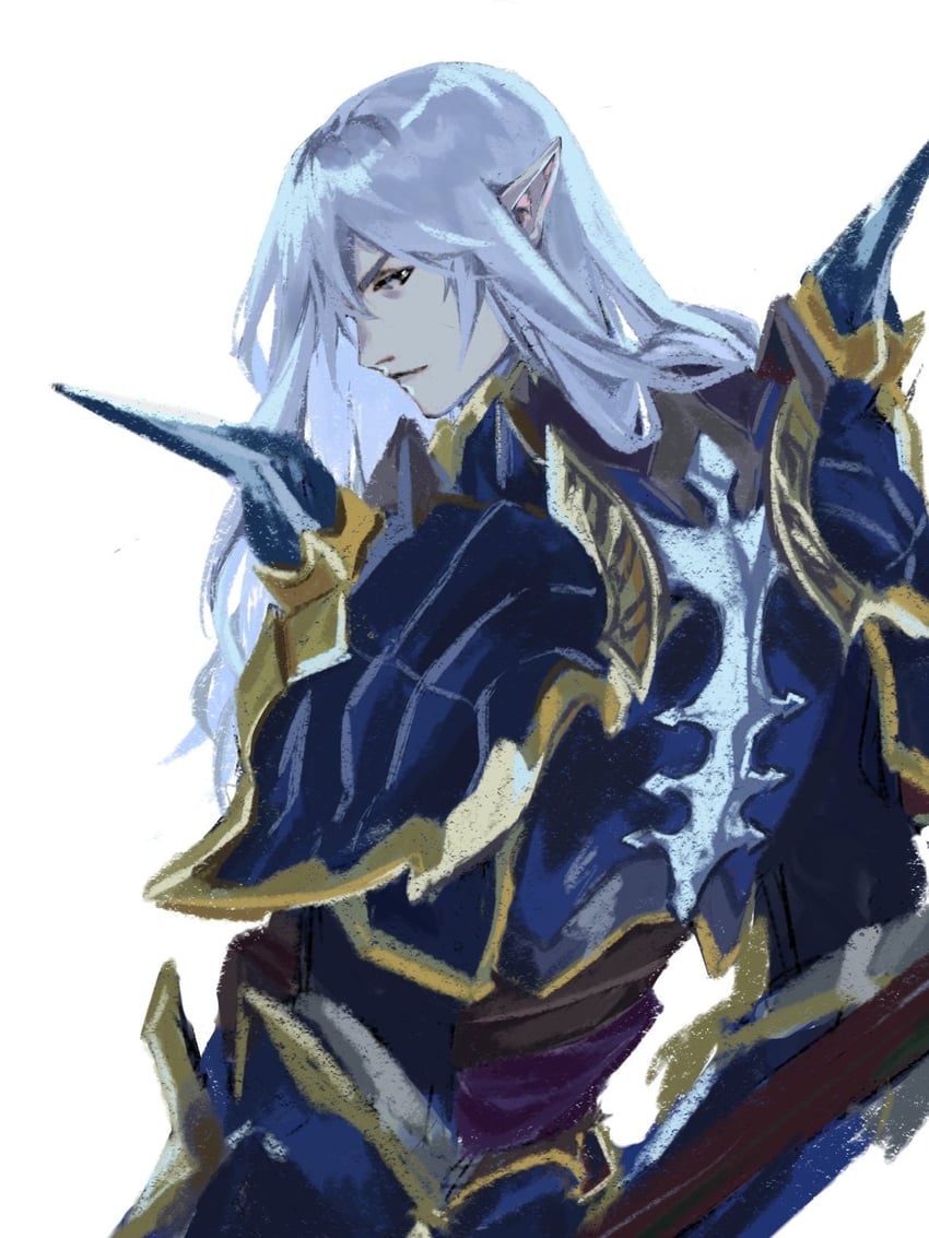 estinien varlineau (final fantasy and 1 more) drawn by mmariesr