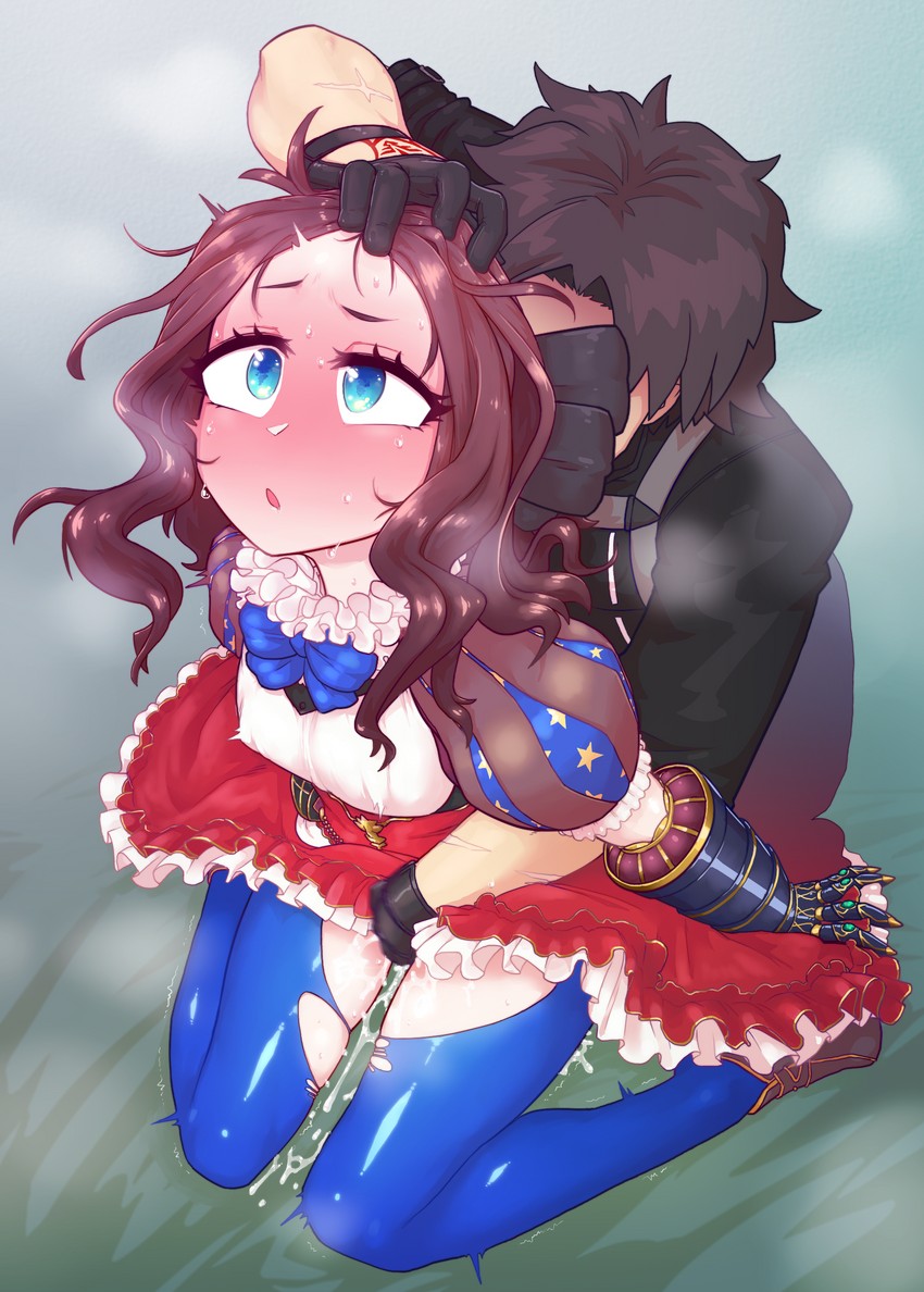 fujimaru ritsuka and leonardo da vinci (fate and 1 more) drawn by tenk