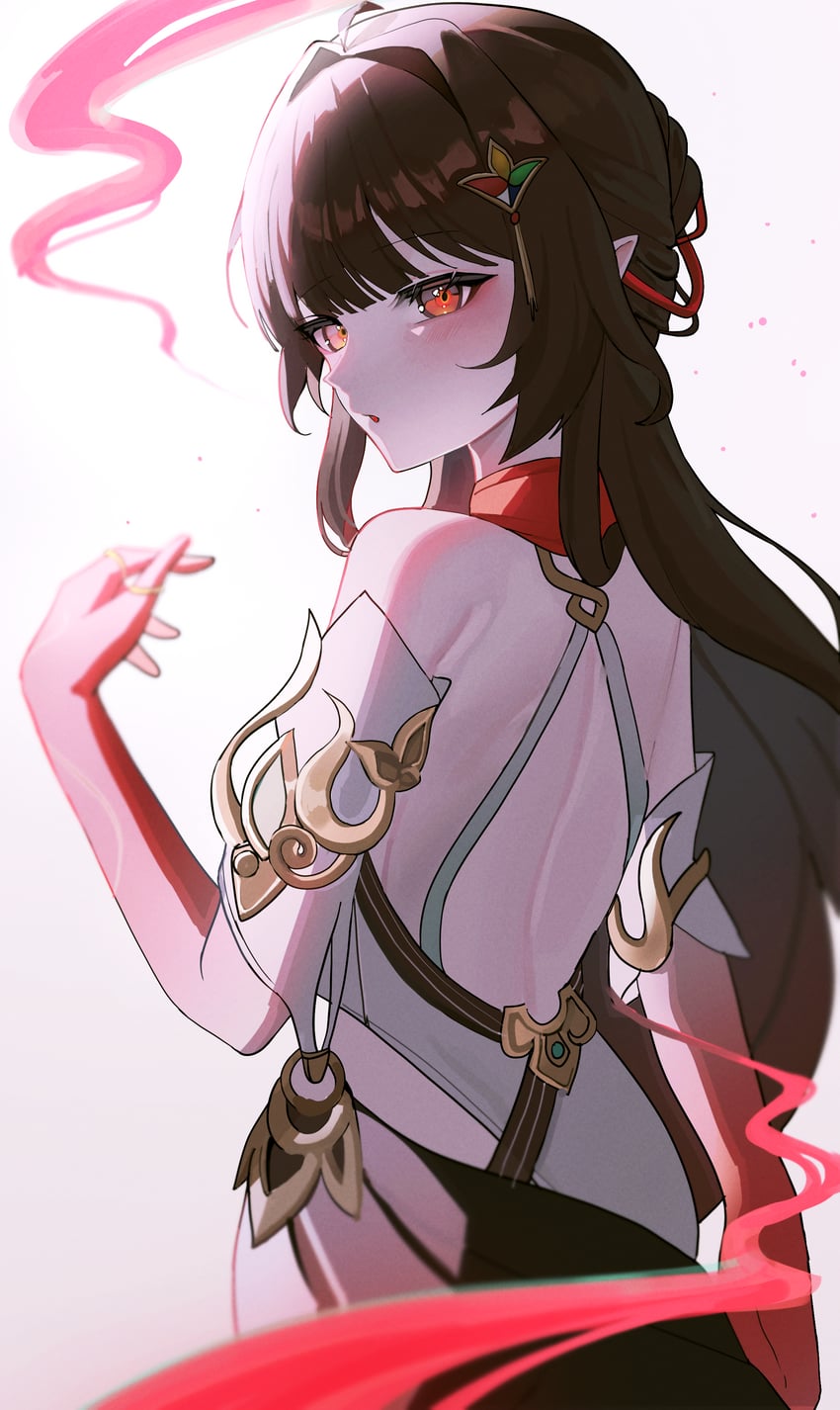 lingsha (honkai and 1 more) drawn by 13_(jjusan13)