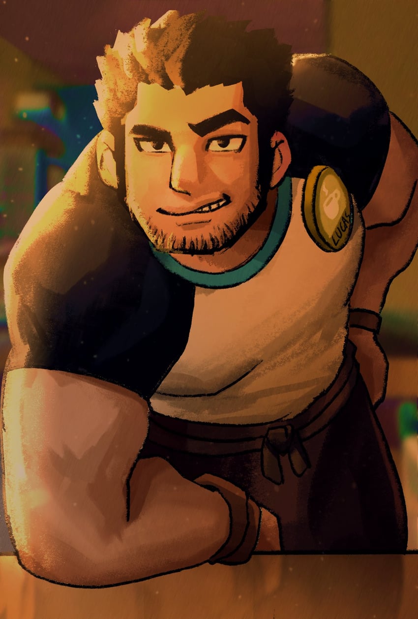 lucas lee (scott pilgrim and 1 more) drawn by qiqi_(6kuankuan9)