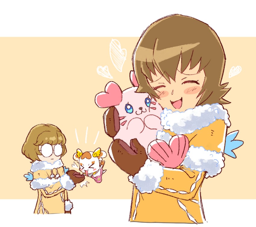 myoudouin itsuki, ichinose minori, potpourri, and kururun (precure and 2 more) drawn by piku_(another_pikuru)