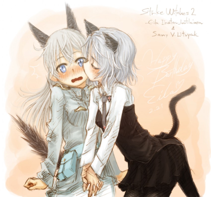 sanya v. litvyak and eila ilmatar juutilainen (world witches series and 1 more) drawn by ryou_(shirotsumesou)