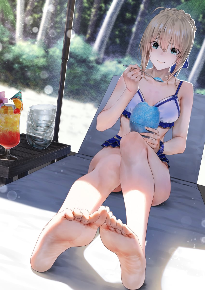 artoria pendragon (fate and 1 more) drawn by mugetsu2501