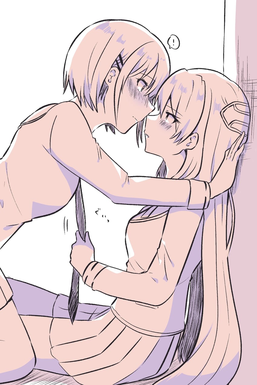 kayamori ruka and shirakawa yuina (heaven burns red) drawn by puyopiku