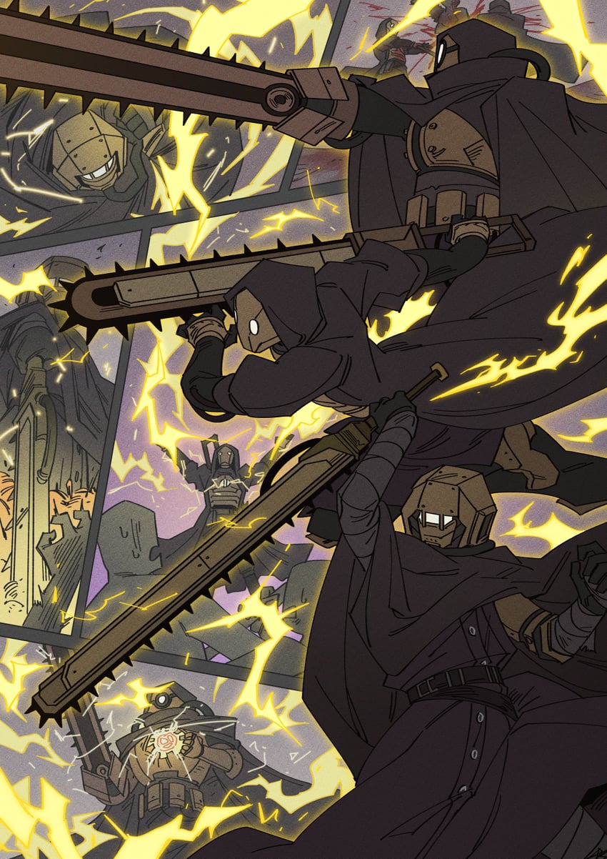 consta, arnold, and mo (project moon and 1 more) drawn by force_(4sk_force)