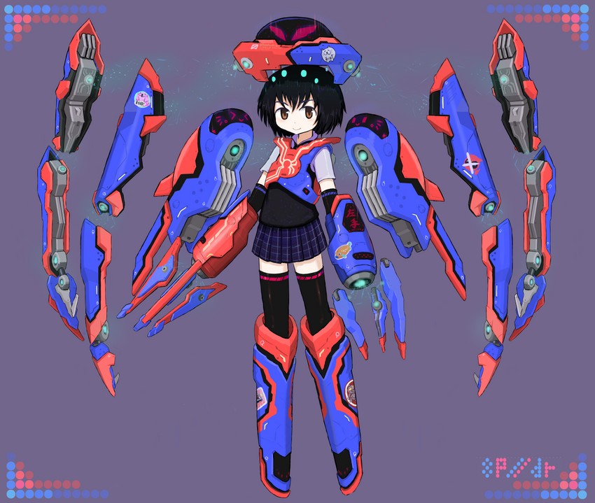 peni parker and sp//dr (marvel and 3 more) drawn by date2numata