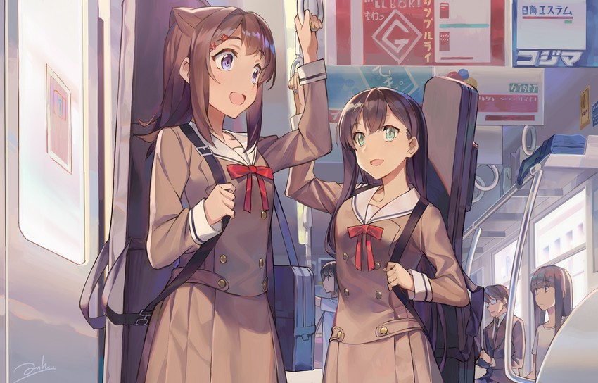 toyama kasumi and hanazono tae (bang dream!) drawn by bianyuanqishi