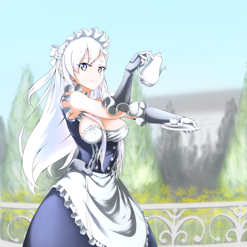 belfast (azur lane) drawn by madakov_kodima