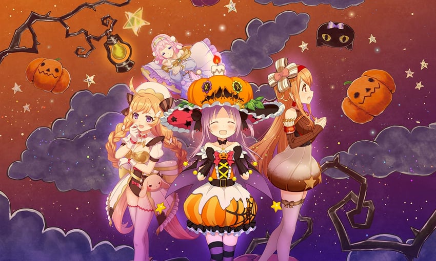 misono karin, mai akari, yura hotaru, and megumi moka (mahou shoujo madoka magica and 1 more)