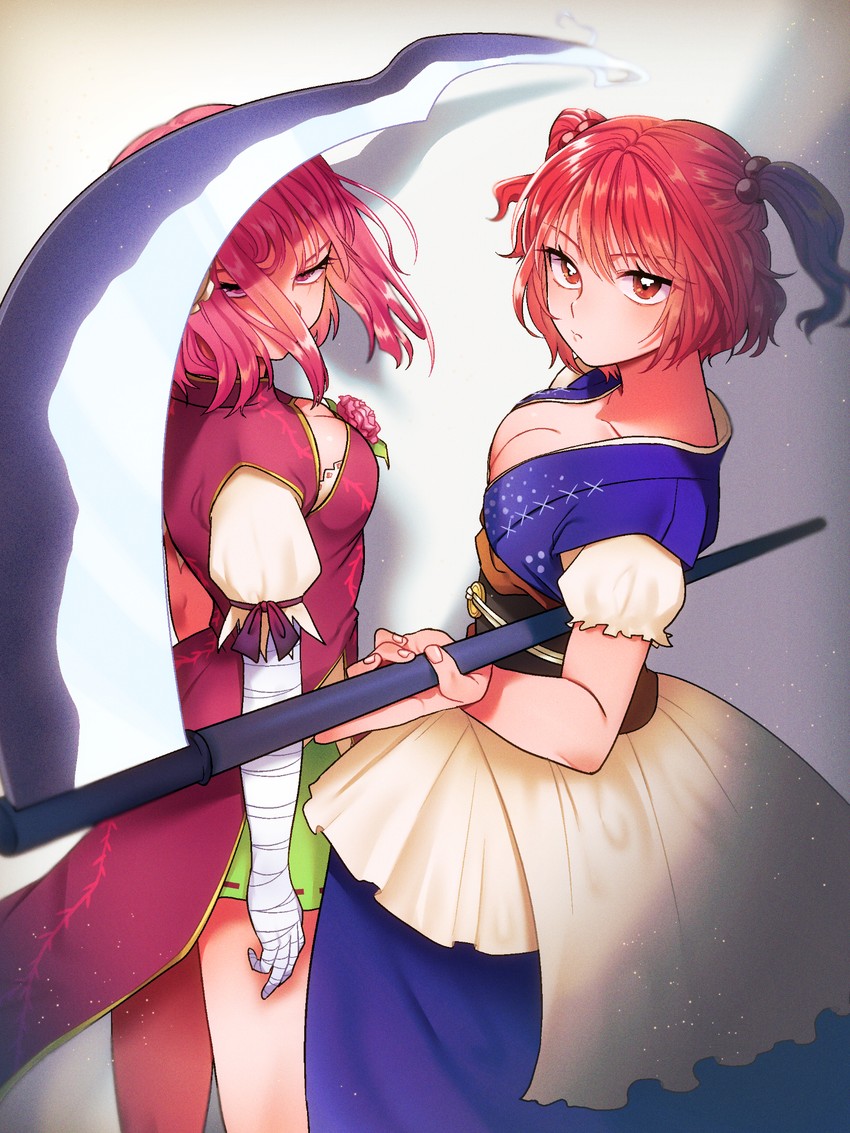 onozuka komachi and ibaraki kasen (touhou) drawn by sibata_maru