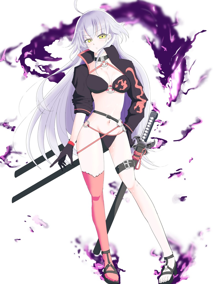 jeanne d'arc alter (fate and 1 more) drawn by enchiyo_(silvercat12)