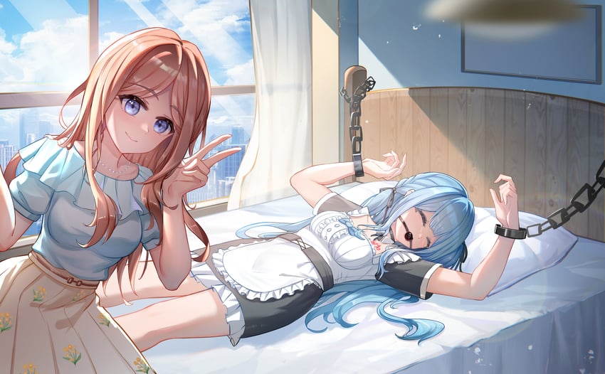 togawa sakiko and nagasaki soyo (bang dream! and 1 more)