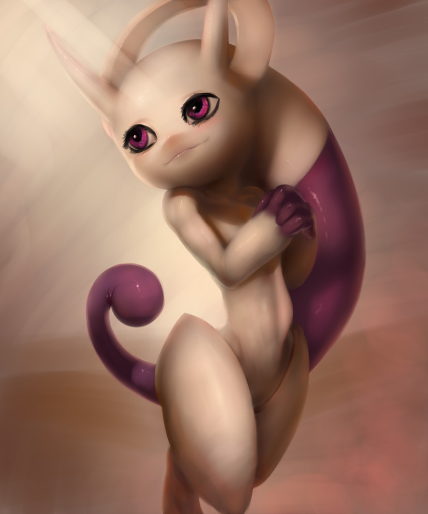 mewtwo and mega mewtwo y (pokemon) drawn by mystical_(plantpenetrator)
