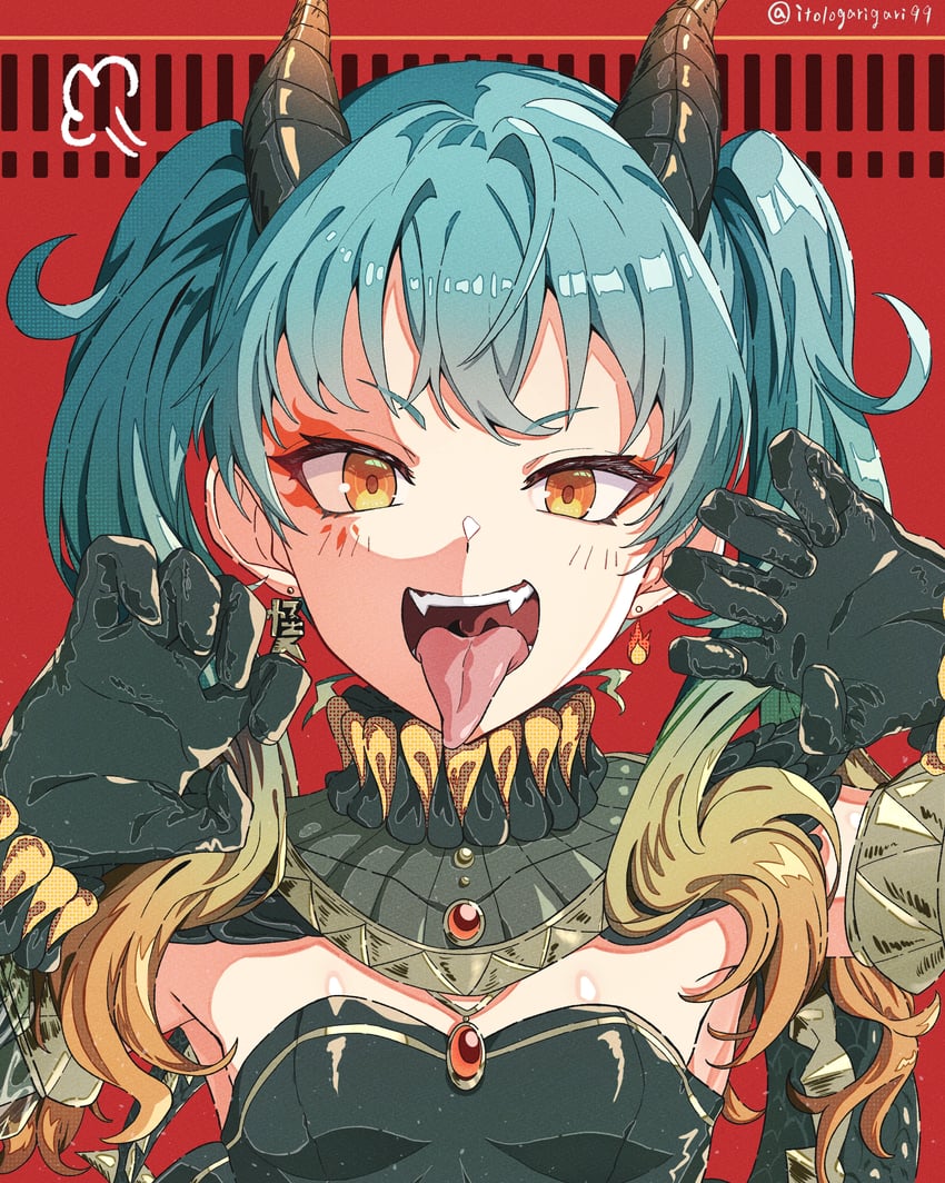 hatsune miku (vocaloid and 1 more) drawn by itogari