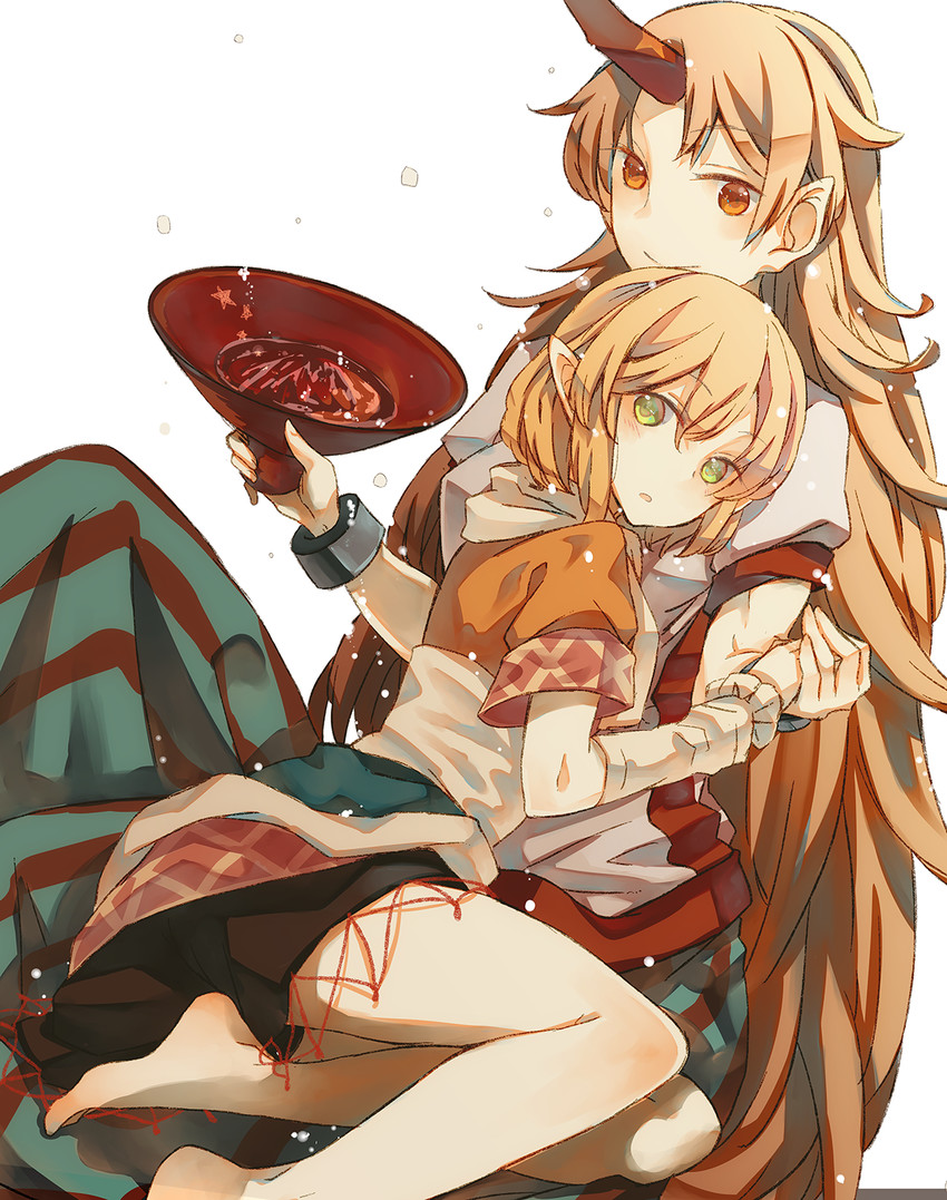 mizuhashi parsee and hoshiguma yuugi (touhou) drawn by atoki