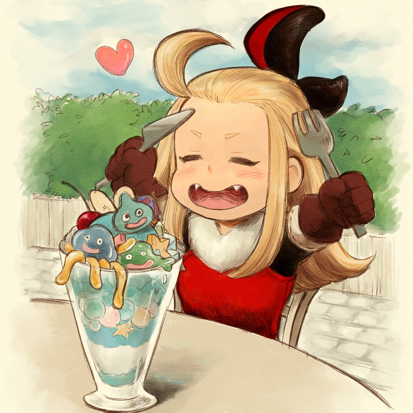 slime, edea lee, healslime, king slime, and bubble slime (dragon quest and 2 more) drawn by maccory