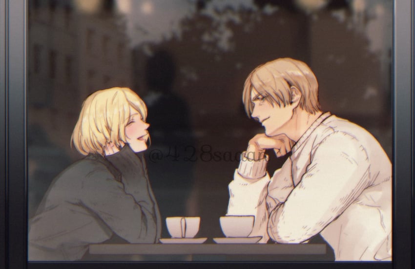 leon s. kennedy and ashley graham (resident evil and 1 more) drawn by 428saaan