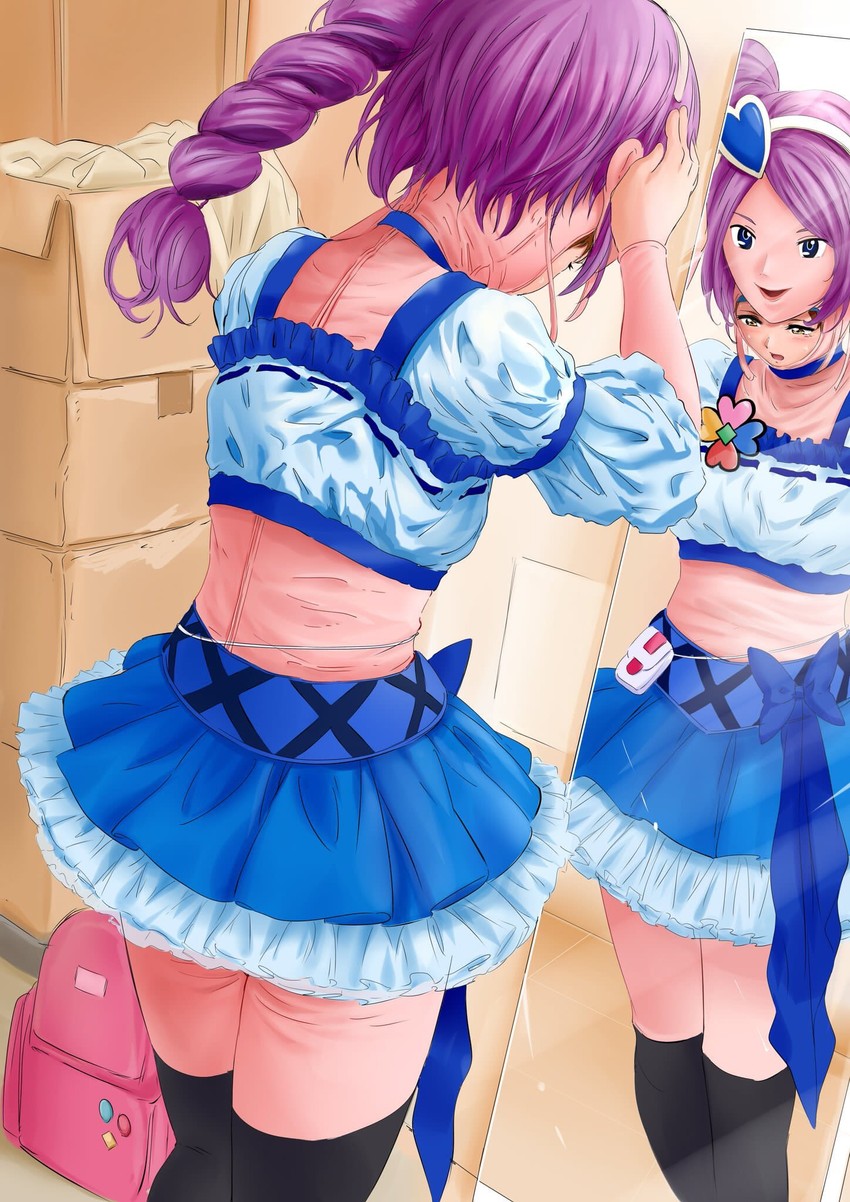 cure berry (precure and 1 more) drawn by anigurum