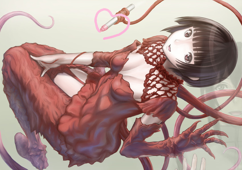 gauna 491 and tanikaze nagate (sidonia no kishi) drawn by kyodairobo