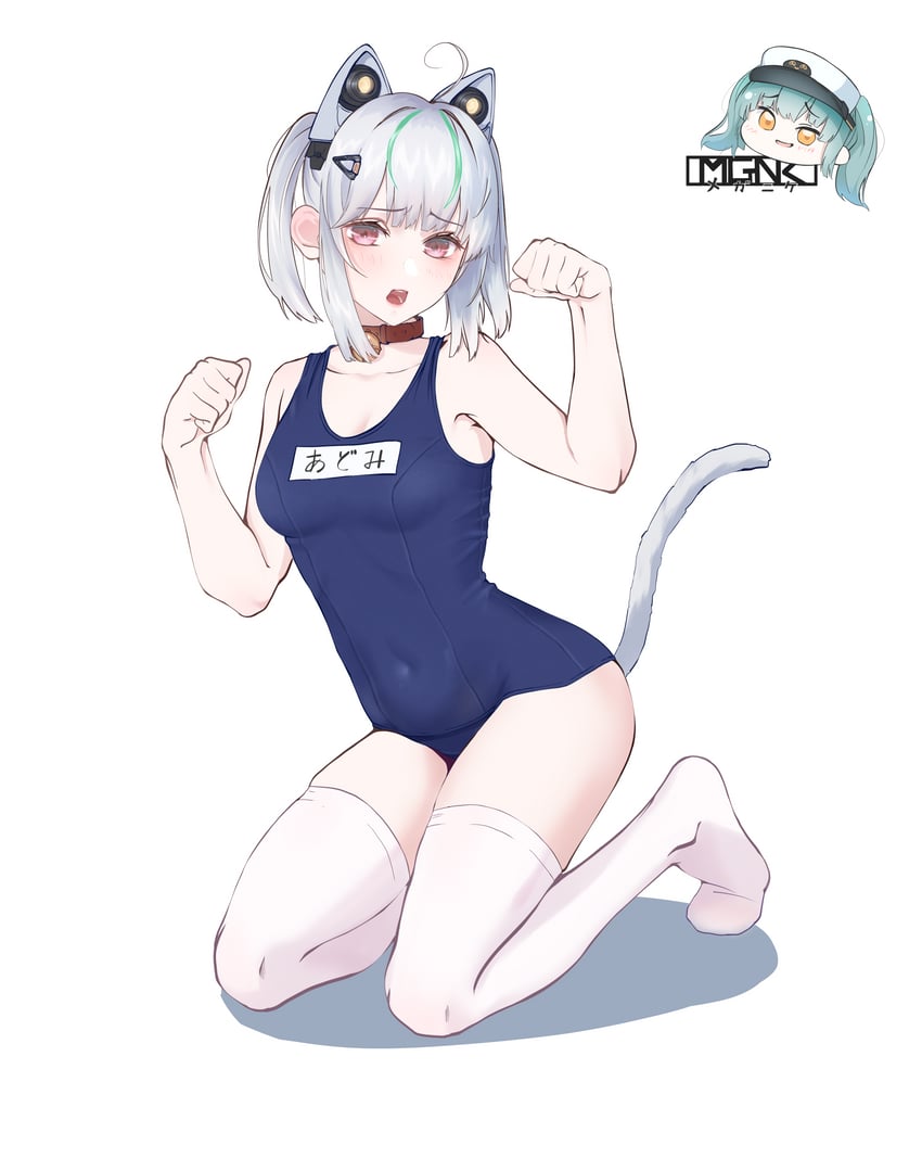 privaty and admi (goddess of victory: nikke) drawn by runao_noire