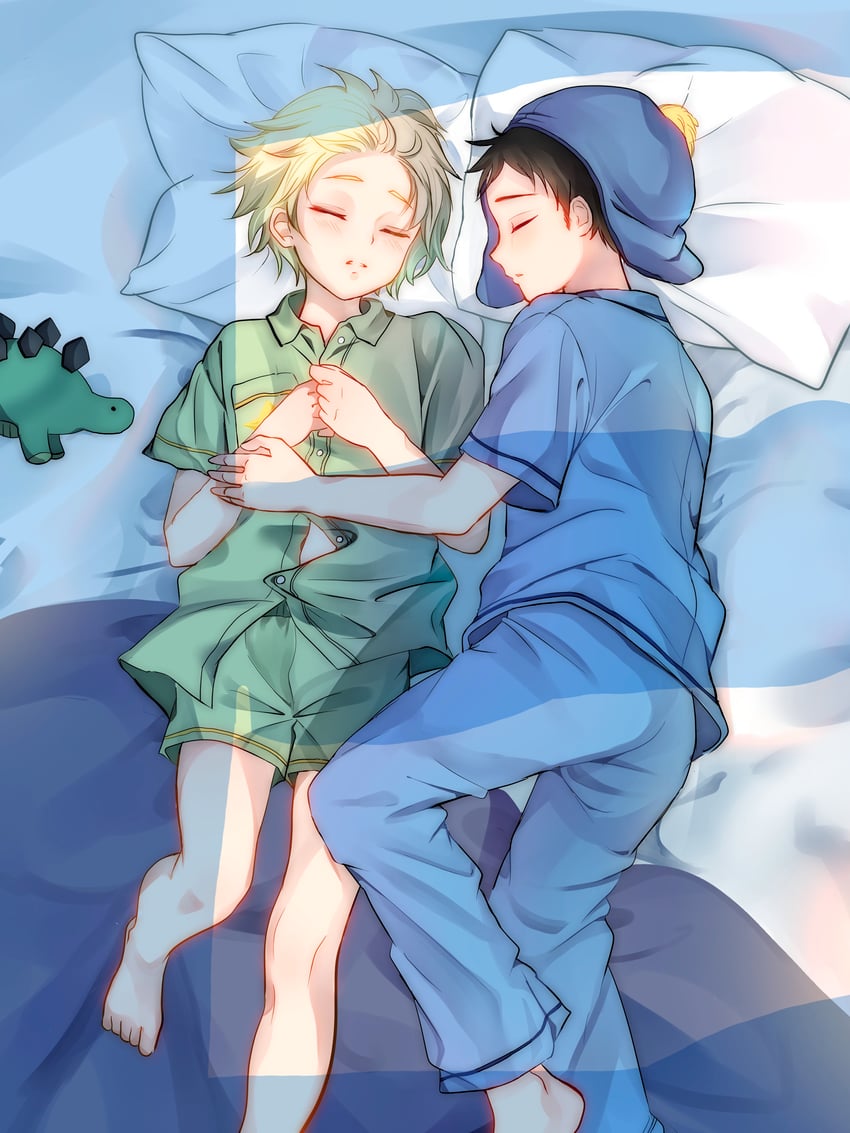 craig tucker and tweek tweak (south park) drawn by fabiothedead