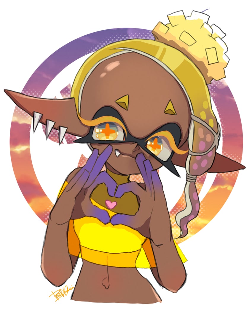frye (splatoon and 1 more) drawn by isamu-ki_(yuuki)