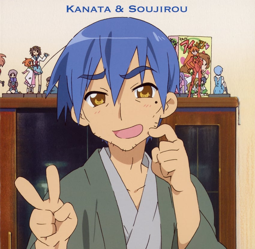 souryuu asuka langley, suzumiya haruhi, ayanami rei, nagato yuki, asahina mikuru, and 2 more (neon genesis evangelion and 2 more) drawn by horiguchi_yukiko and kesamaru_emi