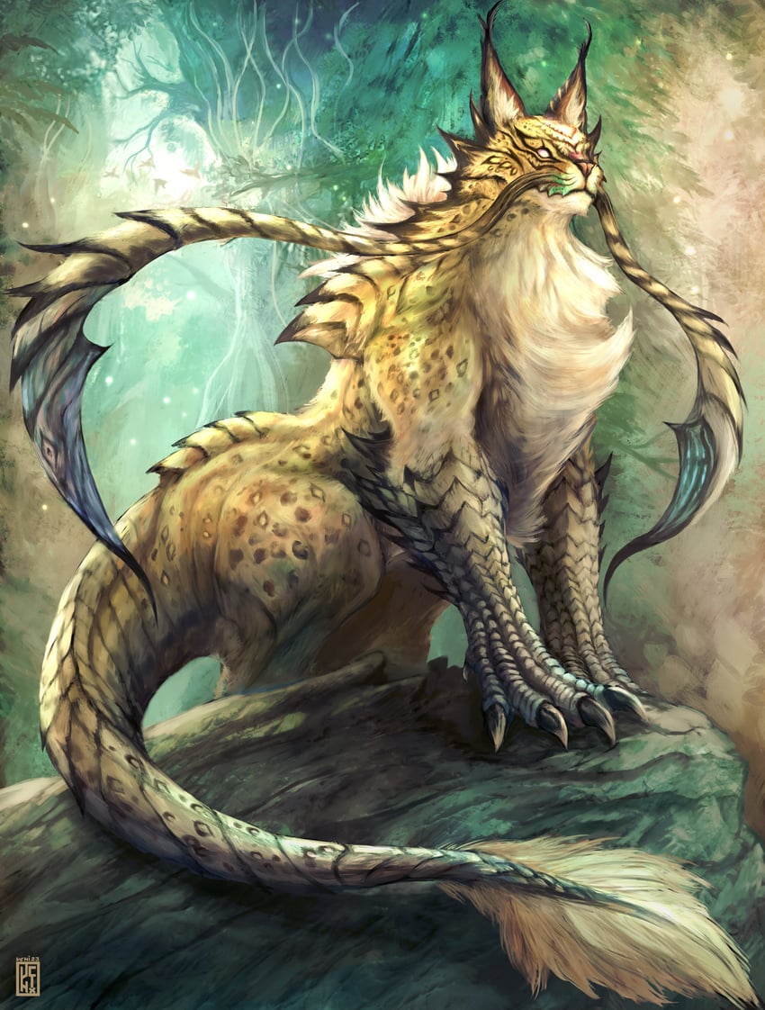 coeurl (final fantasy) drawn by uchi_vs_the_world