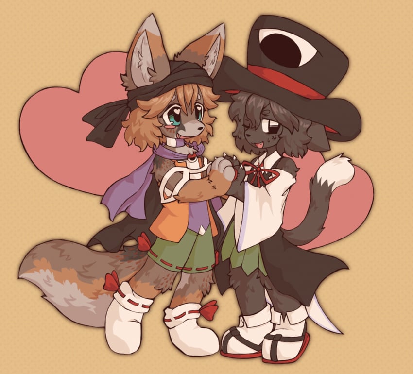 enraku tsubakura, kuzu suzumi, and cine hamal (len'en) drawn by gzpxllztt