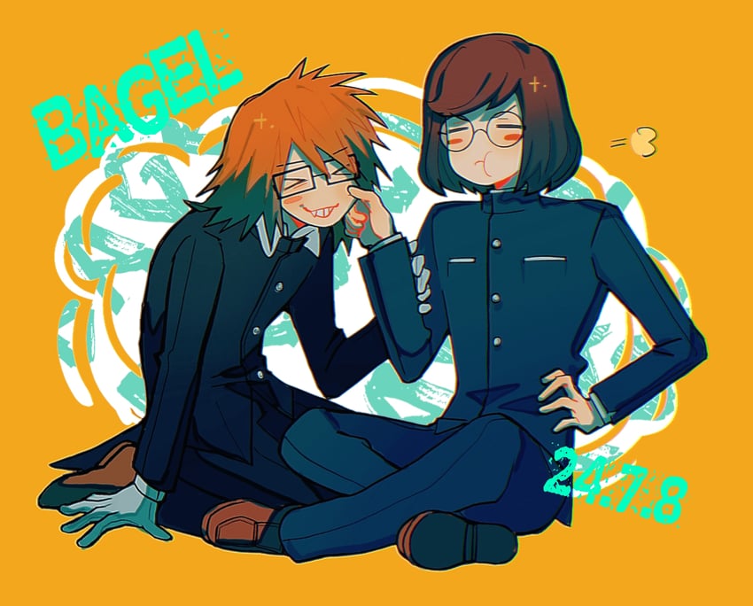 randal ivory, luther von ivory, and dream luther (randal's friends) drawn by bagel_(xinjinjumin900341874831)