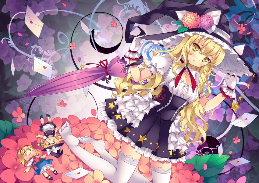 kirisame marisa and alice margatroid (touhou) drawn by rie_(reverie)