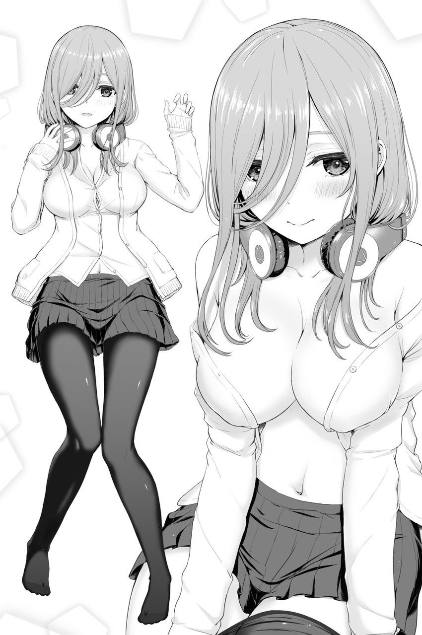 nakano miku (go-toubun no hanayome) drawn by inanaki_shiki