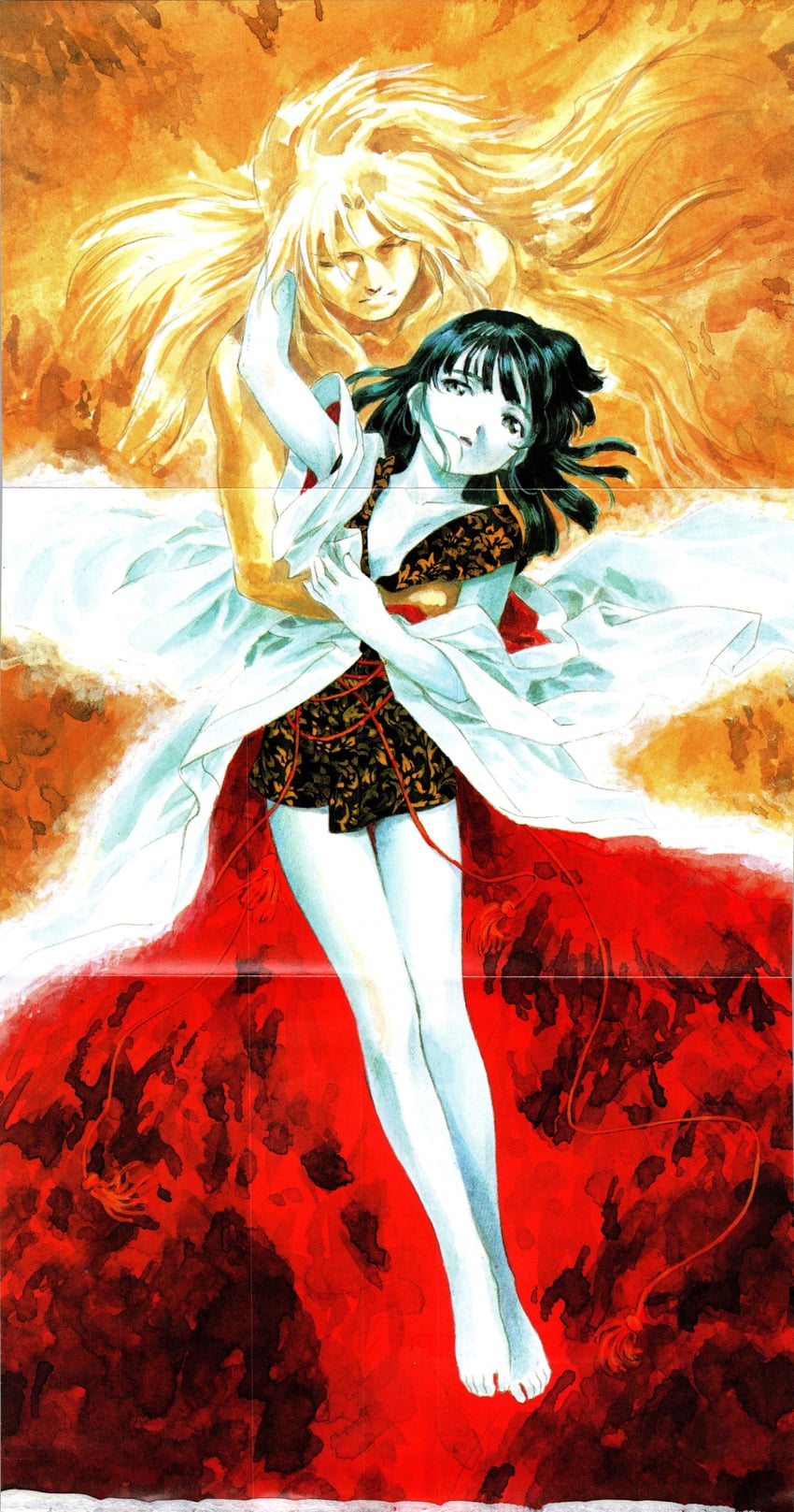 shinguuji sakura and shinguuji kazuma (sakura taisen and 1 more) drawn by matsubara_hidenori