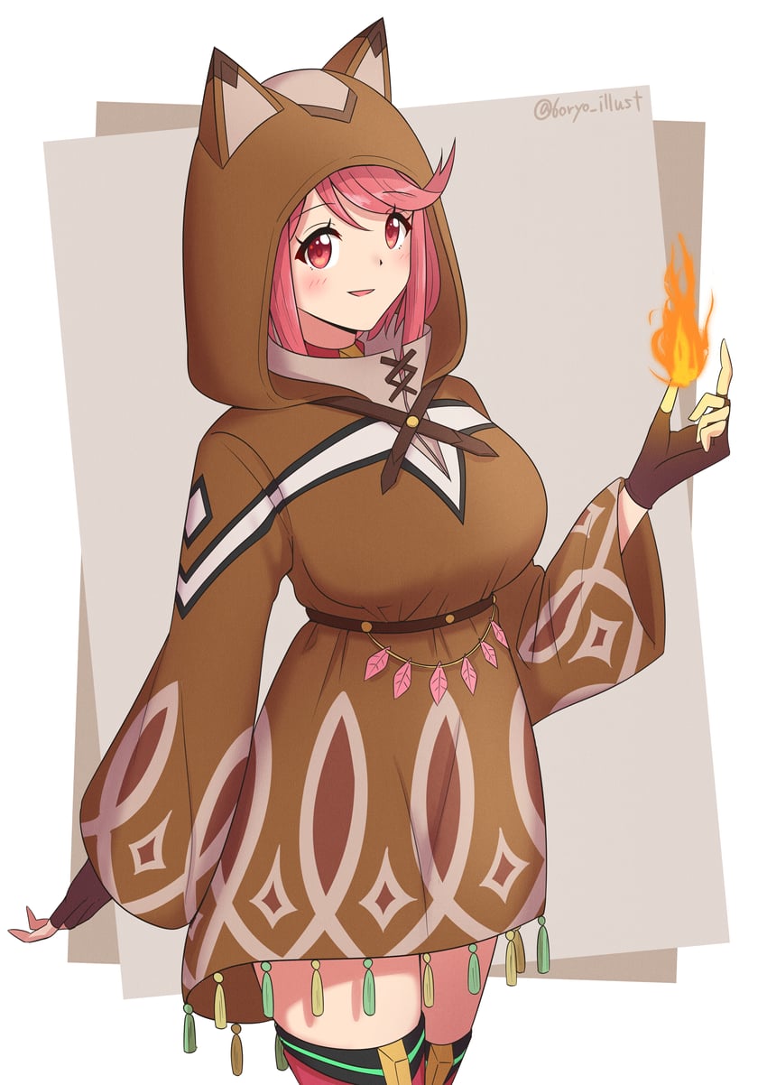 pyra (xenoblade chronicles and 1 more) drawn by ryochan96154
