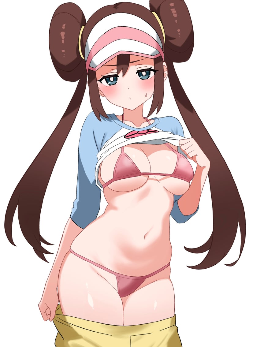 rosa (pokemon and 1 more) drawn by kimidori_(gv63456)