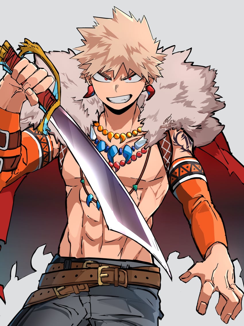 bakugou katsuki (boku no hero academia) drawn by kai2_ly