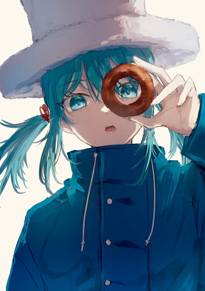 hatsune miku (vocaloid and 1 more) drawn by saikisaika