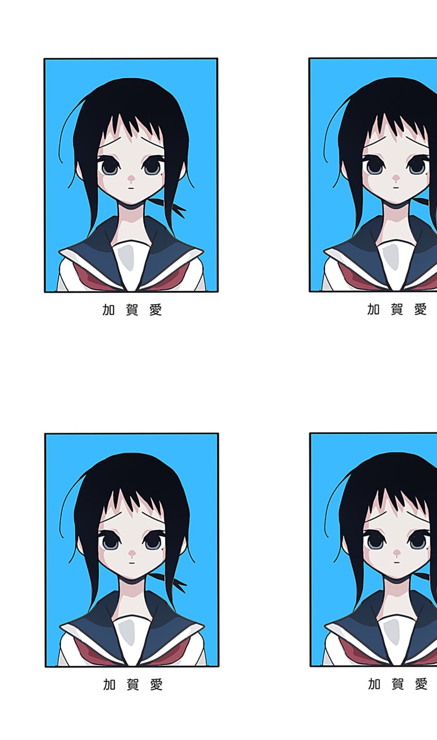 kaga ai (sayonara zetsubou sensei) drawn by namekuji_(kagaai_love)