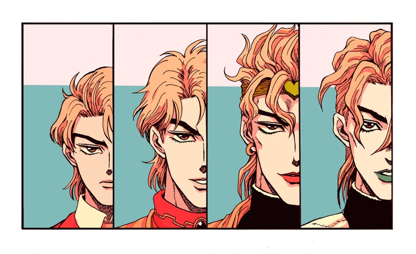 dio brando (jojo no kimyou na bouken and 3 more) drawn by hage_tashuumi